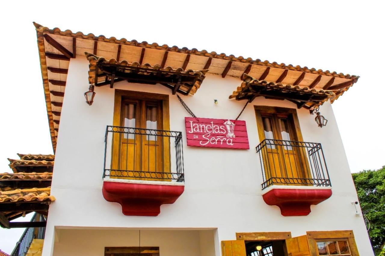 Pousada Janelas Da Serra 蒂拉登特斯 外观 照片
